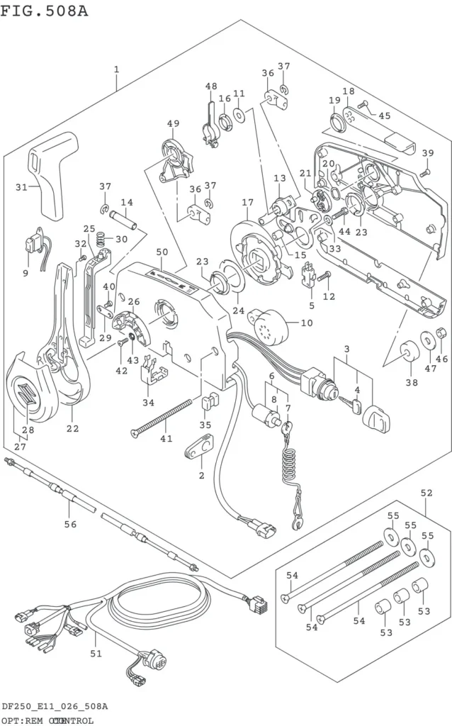 DF200T,Z,225T,Z,250T,Z,ST-640001~ OPT:REMOTE CONTROL