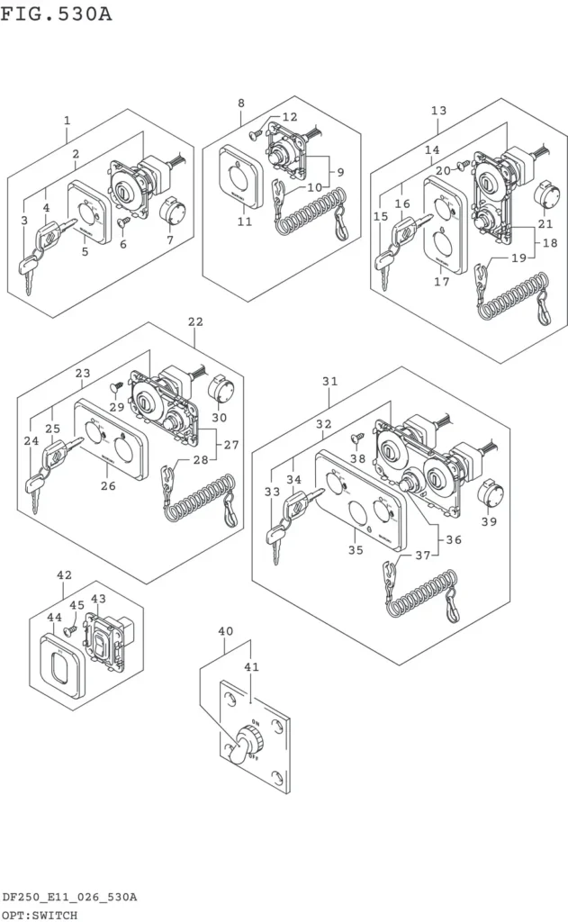 DF200T,Z,225T,Z,250T,Z,ST-640001~ OPT:SWITCH