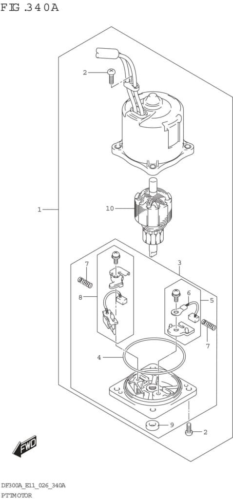 PTT Motor (X-Transom XX-Transom)