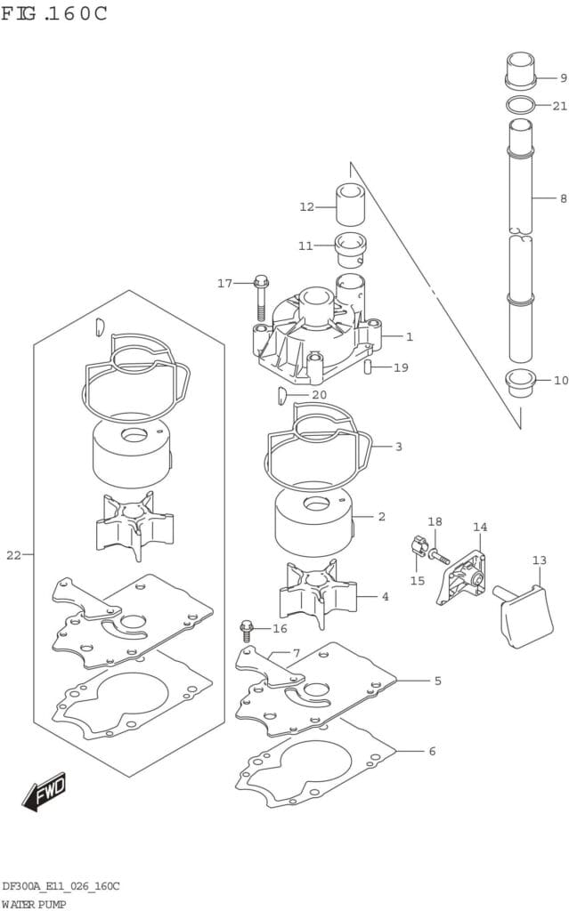 Water Pump (DF250ATSS:E11)