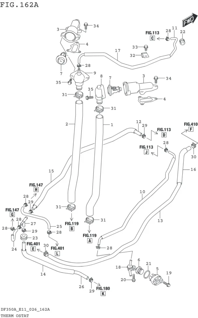 DF300B,BMD,325A,350A,AMD-640001~ THERMOSTAT