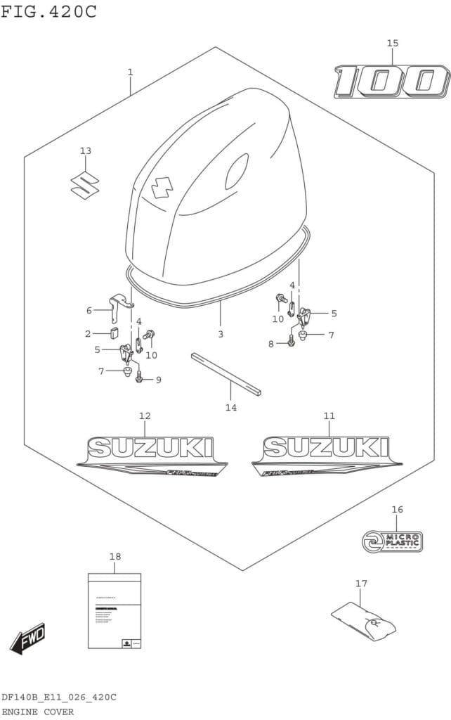 Engine Cover (DF100C)