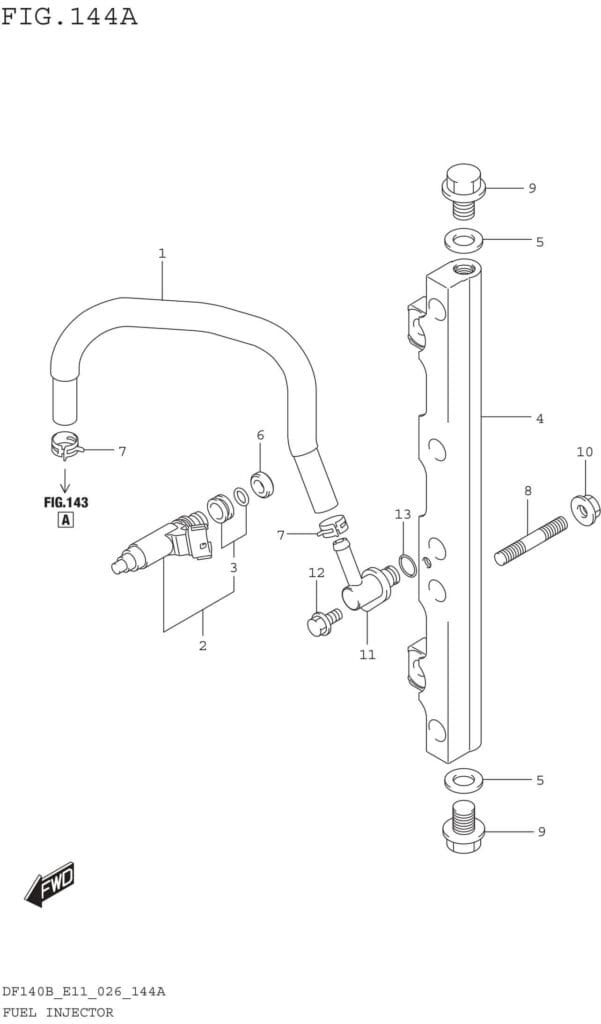 Fuel Injector (E01 E03 E11)