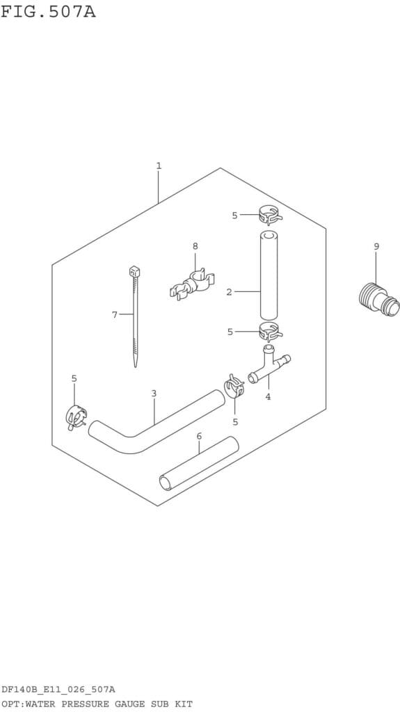 OPT:Water Pressure Gauge Sub Kit