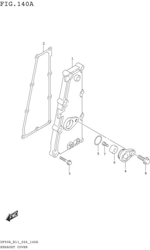 DF70AT,ATH,75AT,80AT,90AT,ATH,AWQH,100BT-640001~ EXHAUST COVER